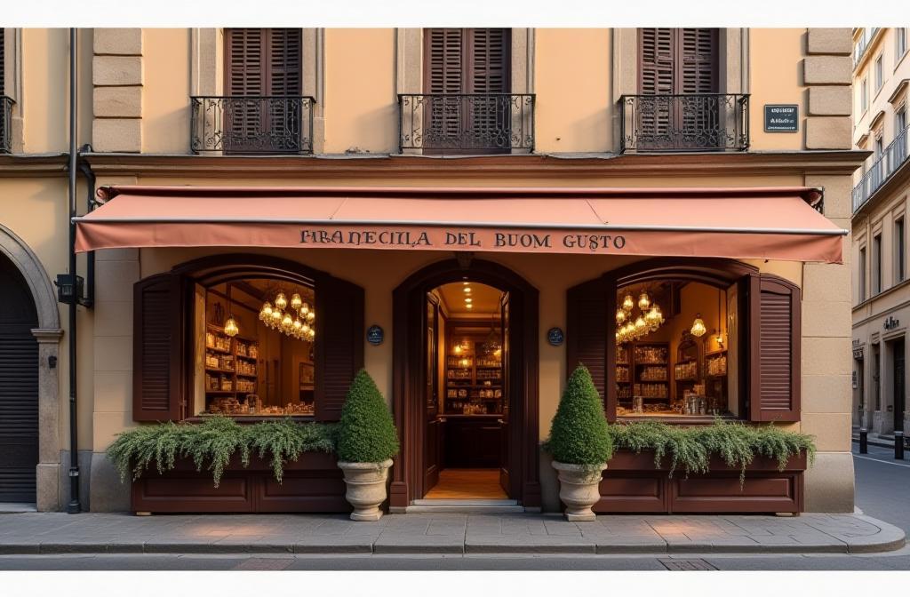 Exterior view of Trattoria del Buon Gusto restaurant